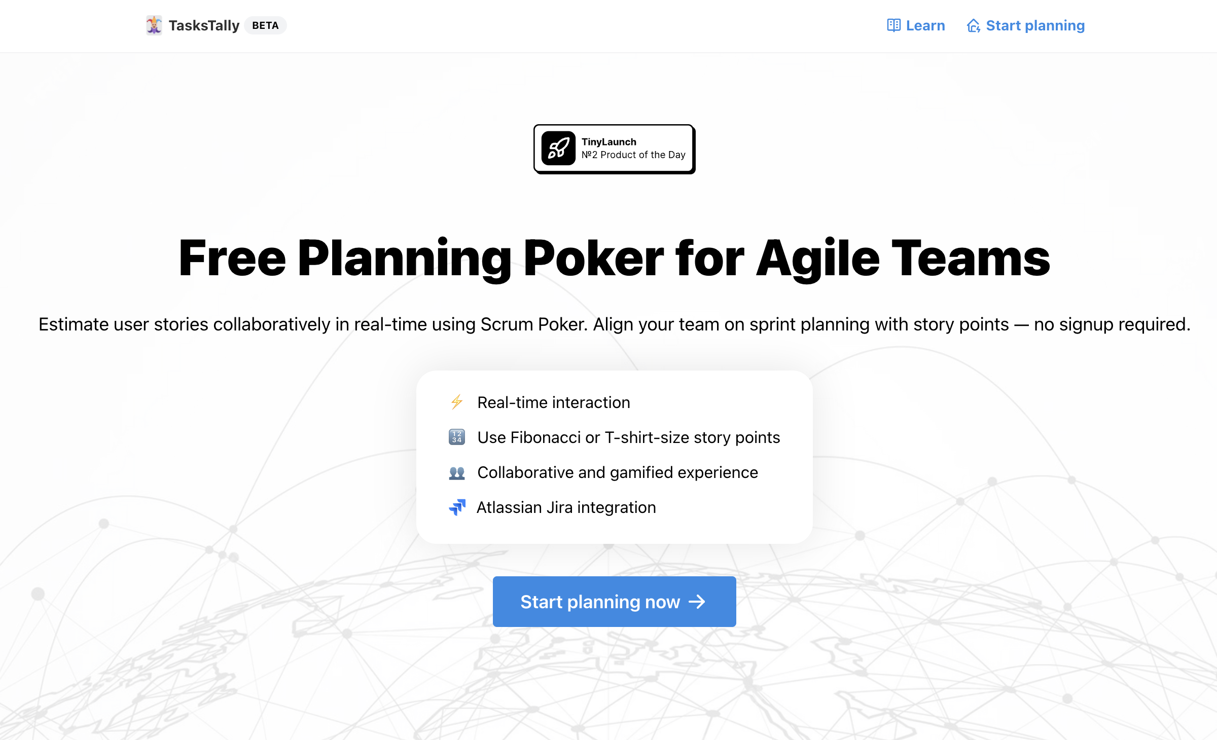 TasksTally - Real-time Planning Poker for remote teams